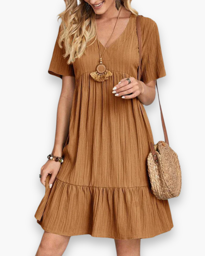 Elegante midi-jurk voor dames | Zomerse vrijetijdslook