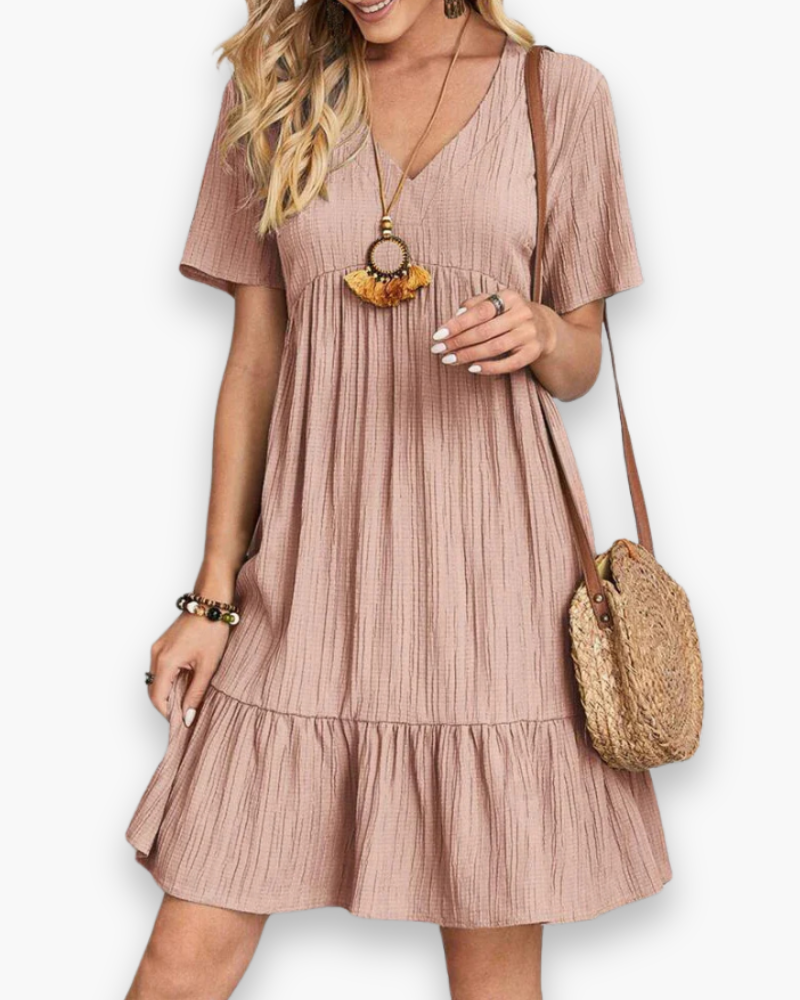 Elegante midi-jurk voor dames | Zomerse vrijetijdslook