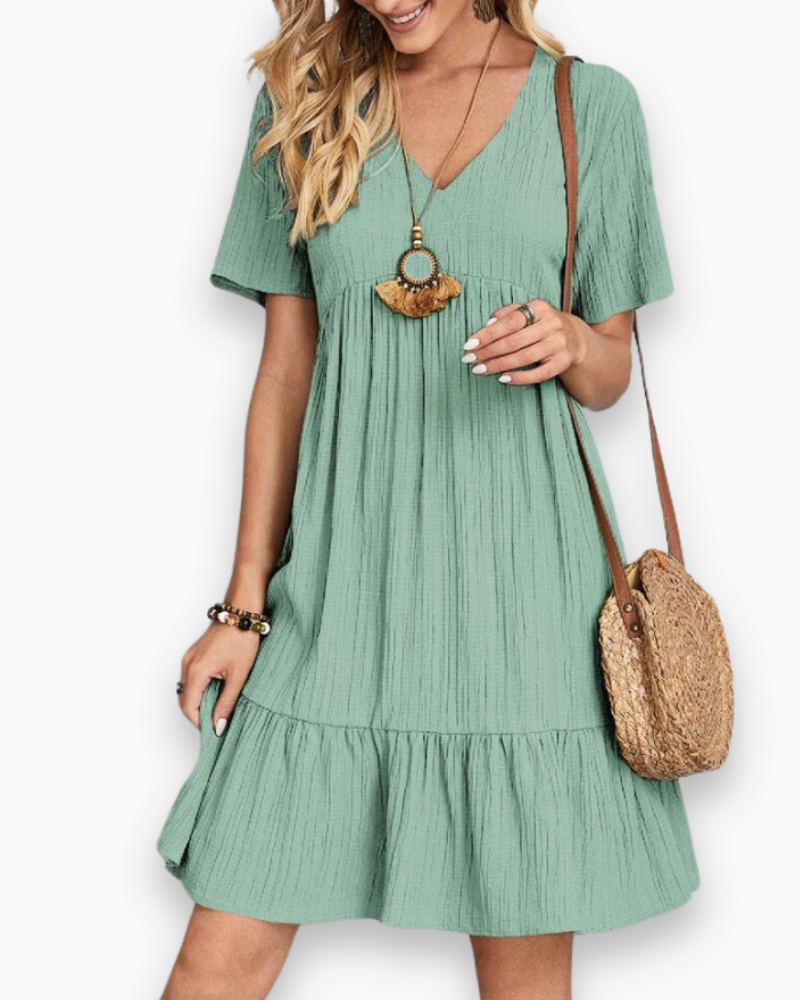 Elegante midi-jurk voor dames | Zomerse vrijetijdslook
