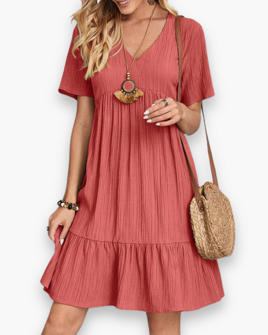 Elegante midi-jurk voor dames | Zomerse vrijetijdslook