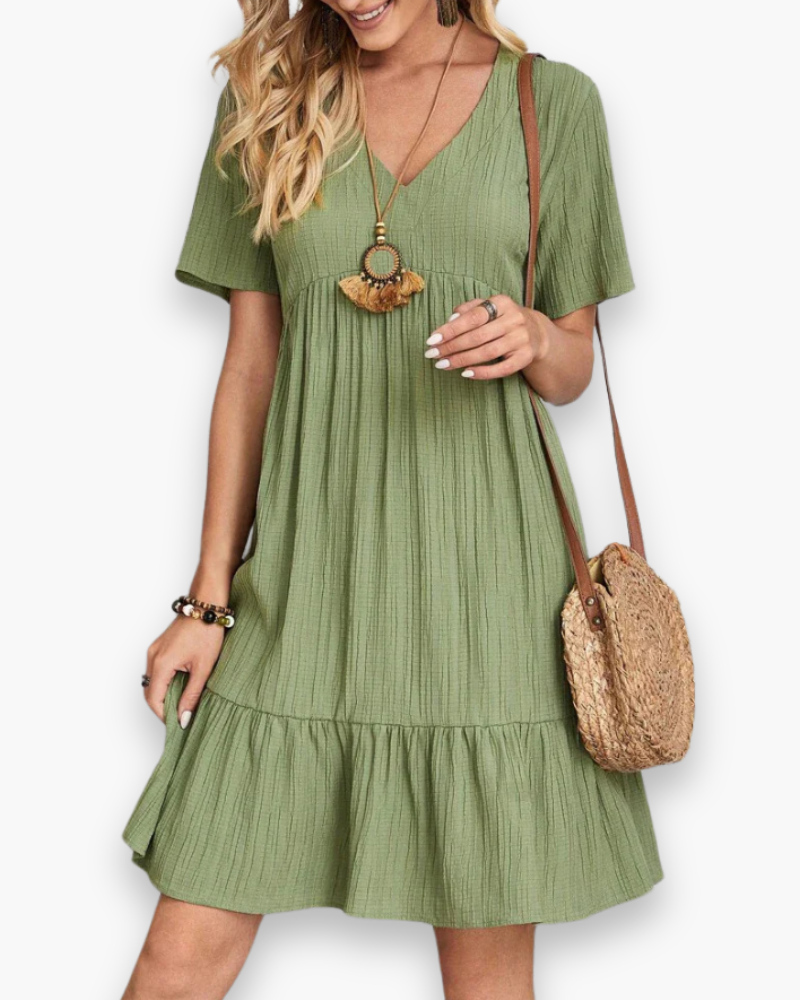 Elegante midi-jurk voor dames | Zomerse vrijetijdslook
