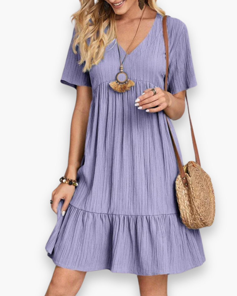 Elegante midi-jurk voor dames | Zomerse vrijetijdslook