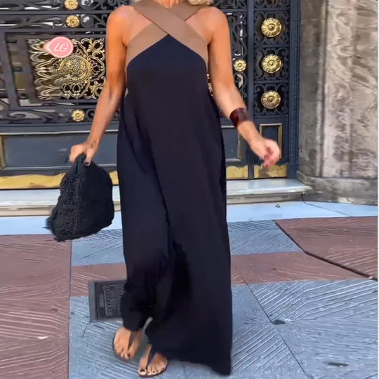 Mandy | Elegante Maxi Jurk Dames Mouwloos