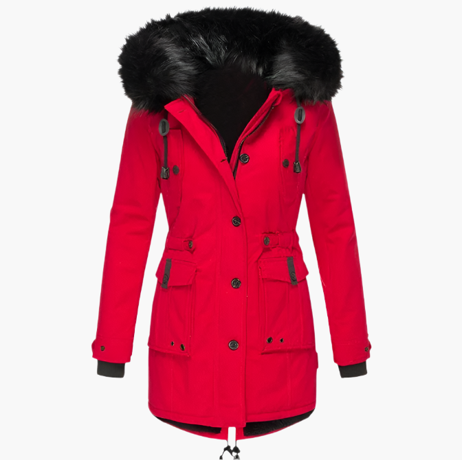 Patricia - Elegante Lange Gewatteerde Parka
