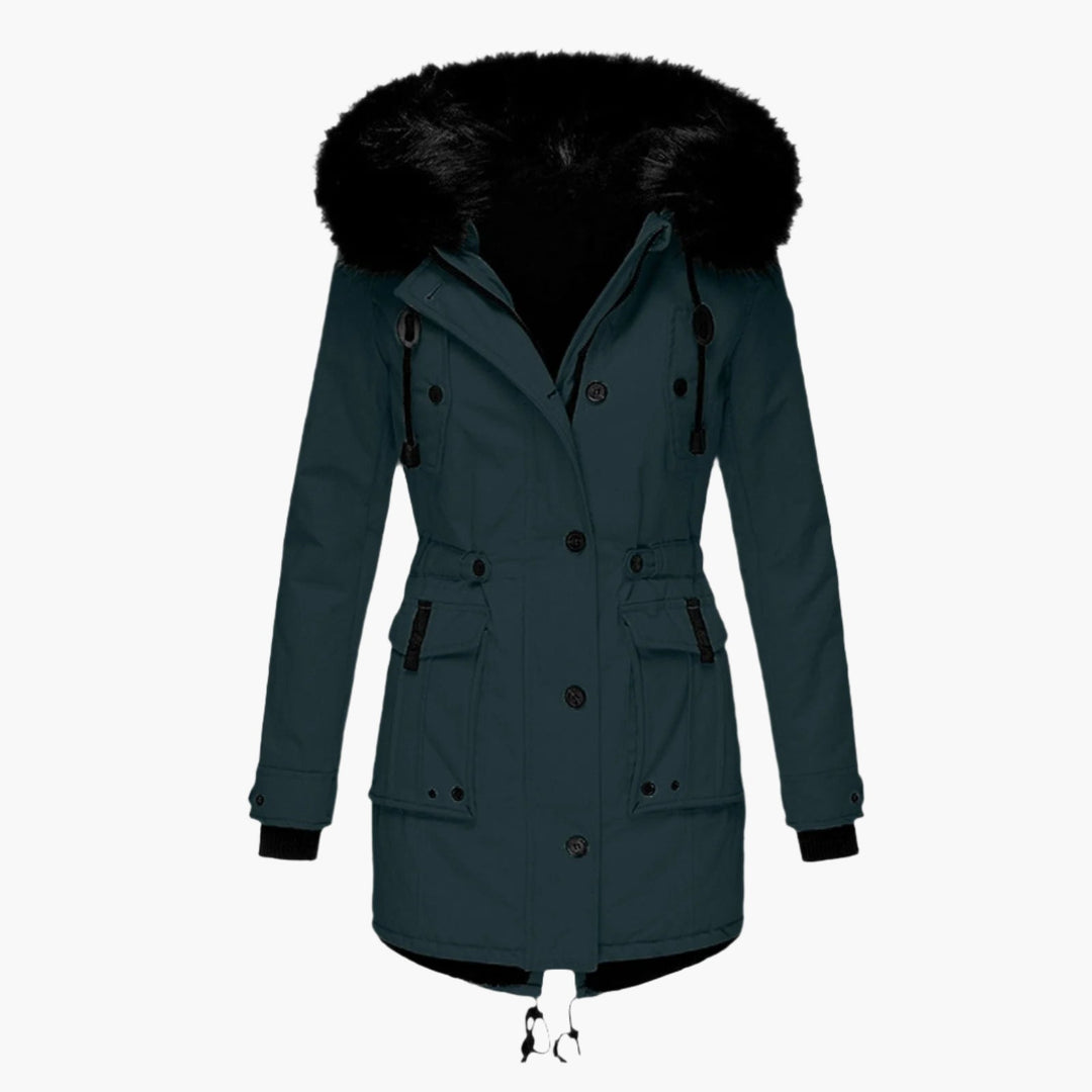 Patricia - Elegante Lange Gewatteerde Parka