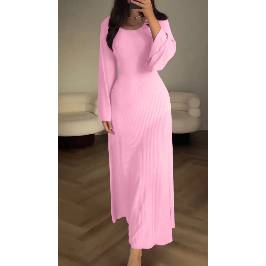 Elysia | Gebreide Maxi Jurk Dames