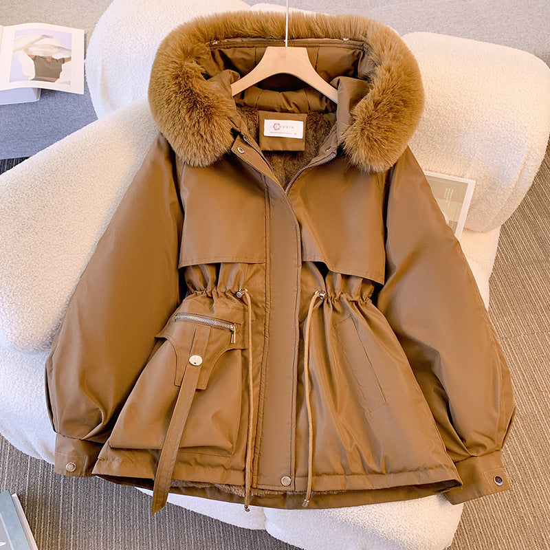 Winter Parka Warme Dünne Winterjacke Jacke Regenmantel Damen Hm