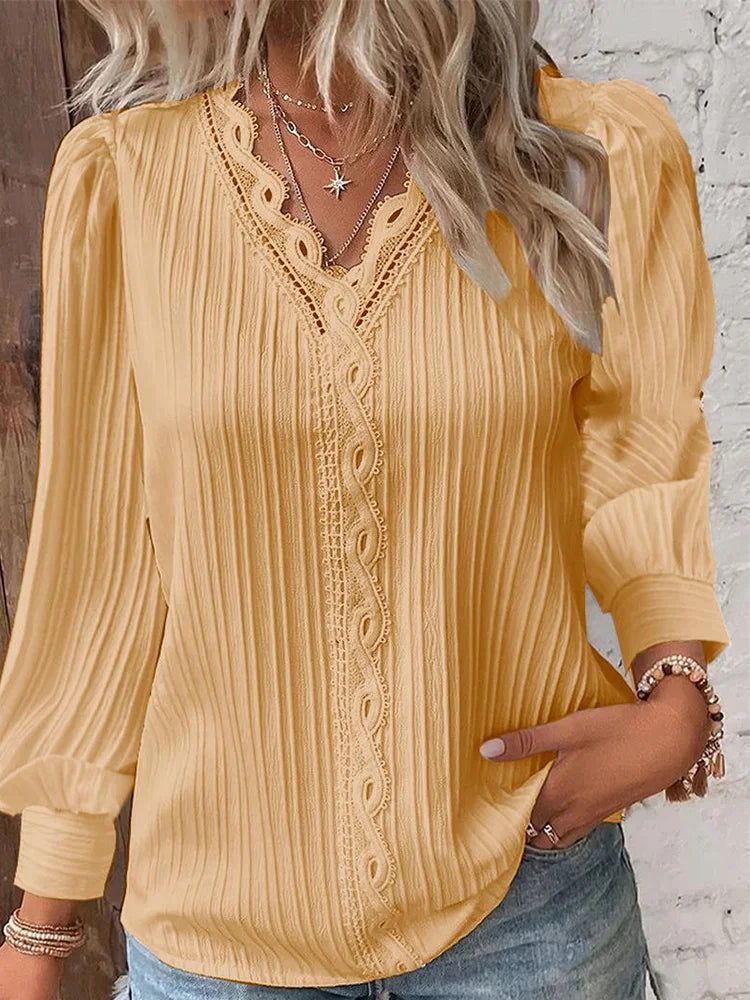 Liora - Comfortabele Blouse met Stijlvolle Details