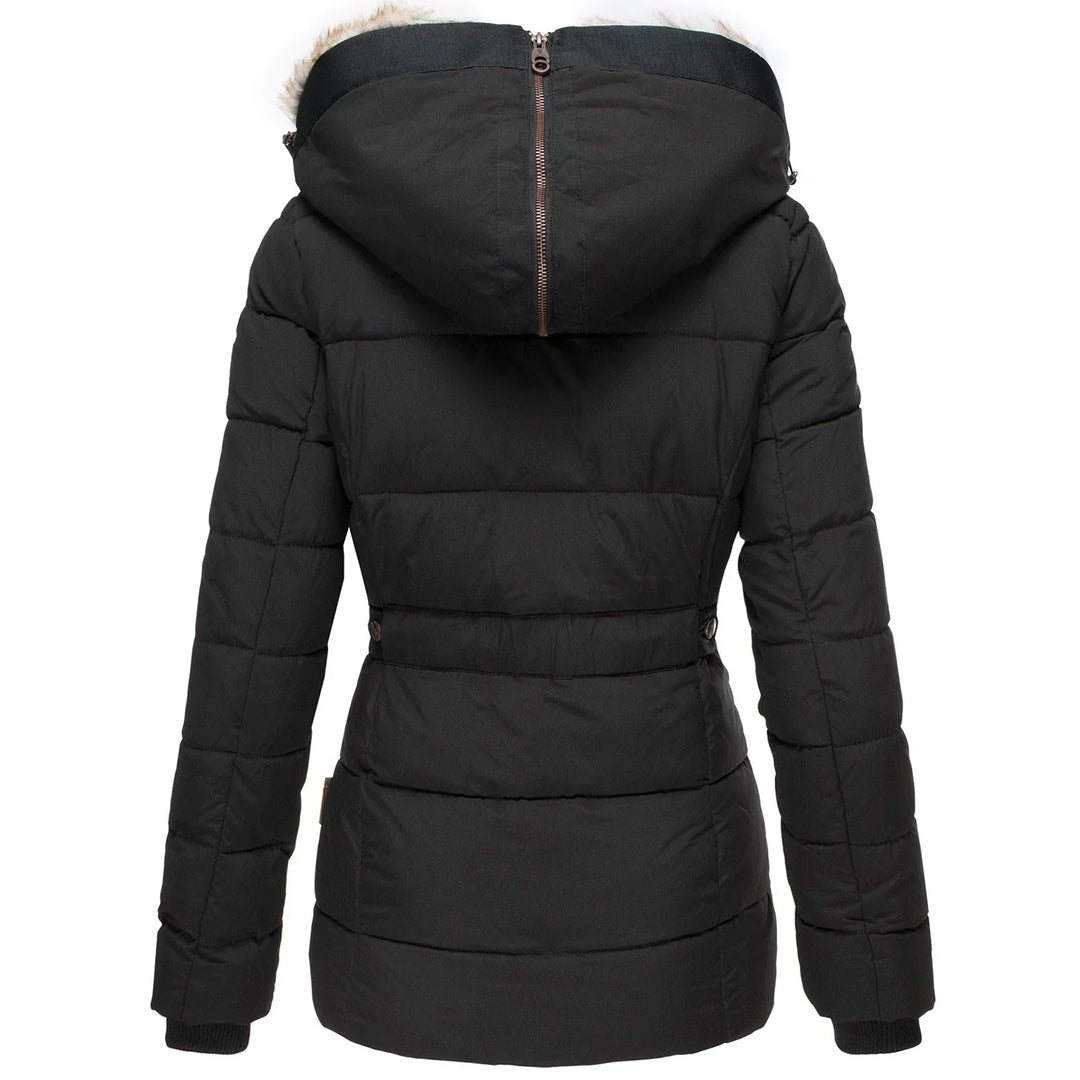 Sophie - Elegante Gevoerde Parka Winterjas