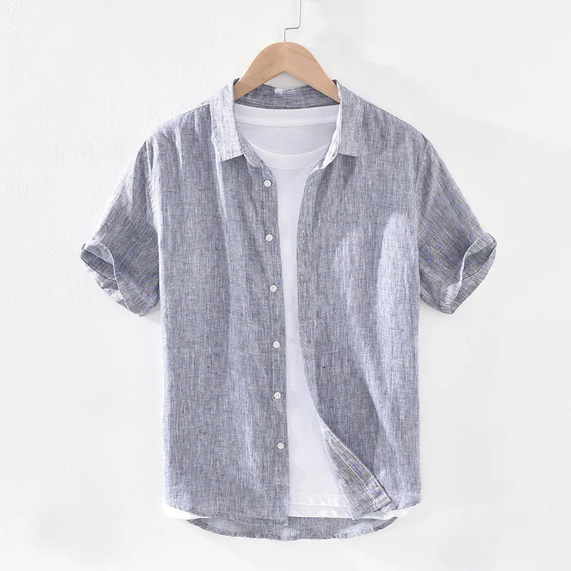 Malcolm - Linnen Overhemd - Casual - Heren-3
