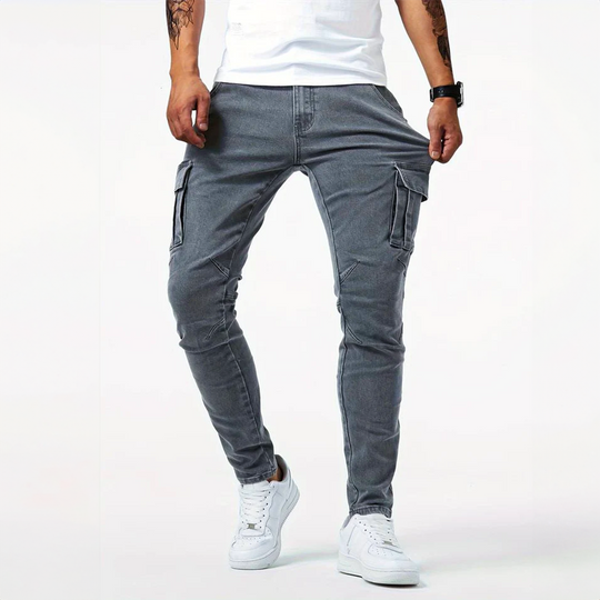 Finn - Stretch Cargo Jeans Heren