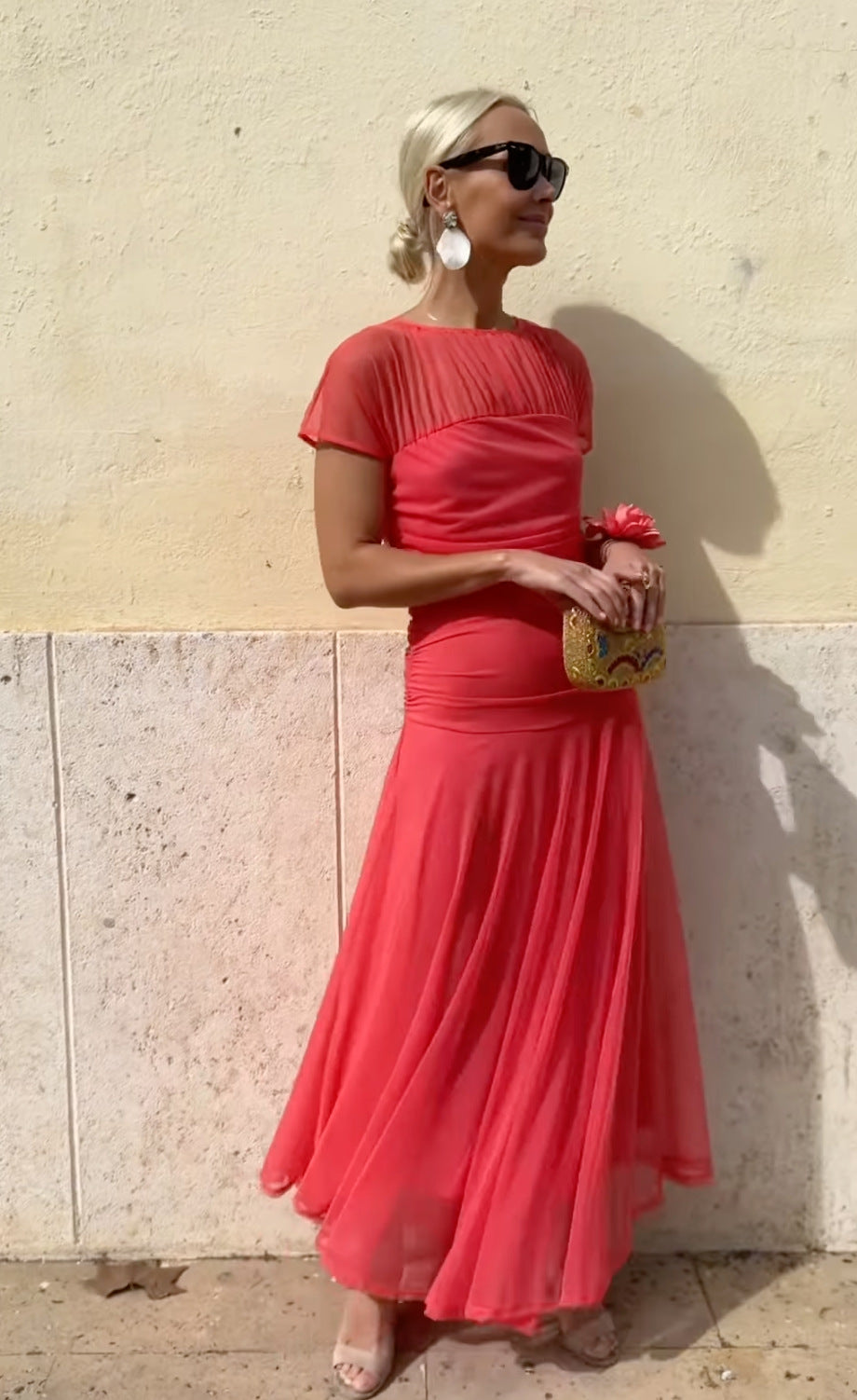 Maxi Jurk Dames Chiffon Elegant - Eva