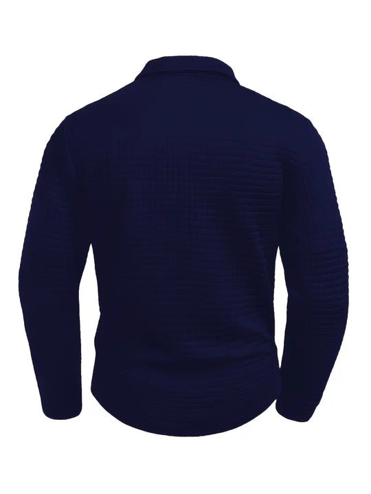 Lorenzo | Klassieke Gebreide Wafel Poloshirt