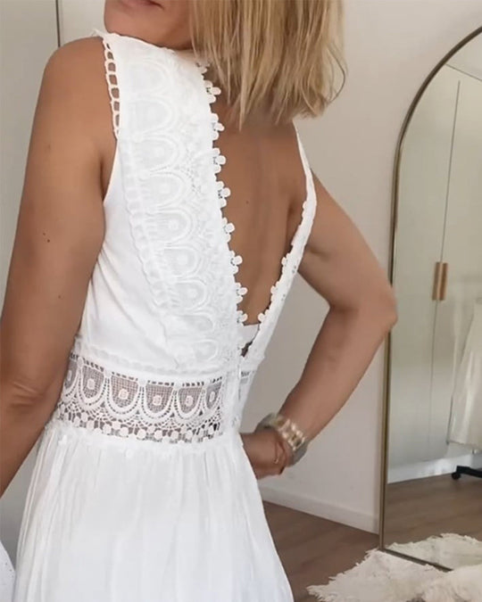 Kanten Zomerjurk Dames Elegant - Nova
