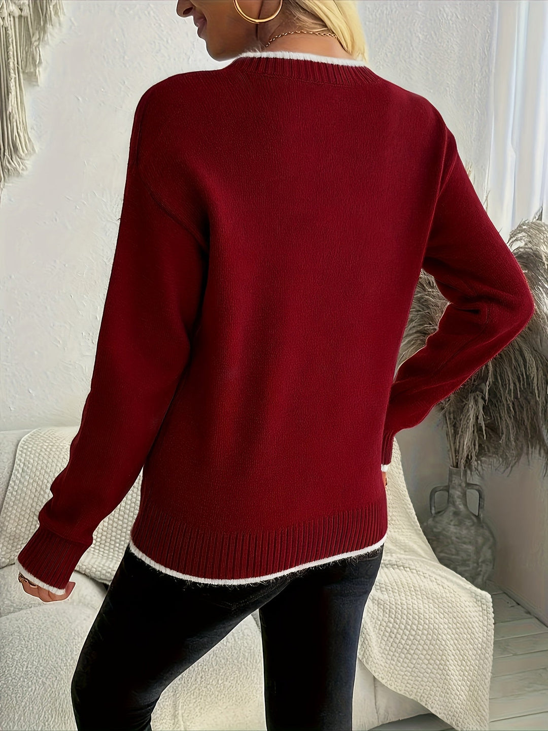 Caroline - Elegante Warme Gebreide Trui