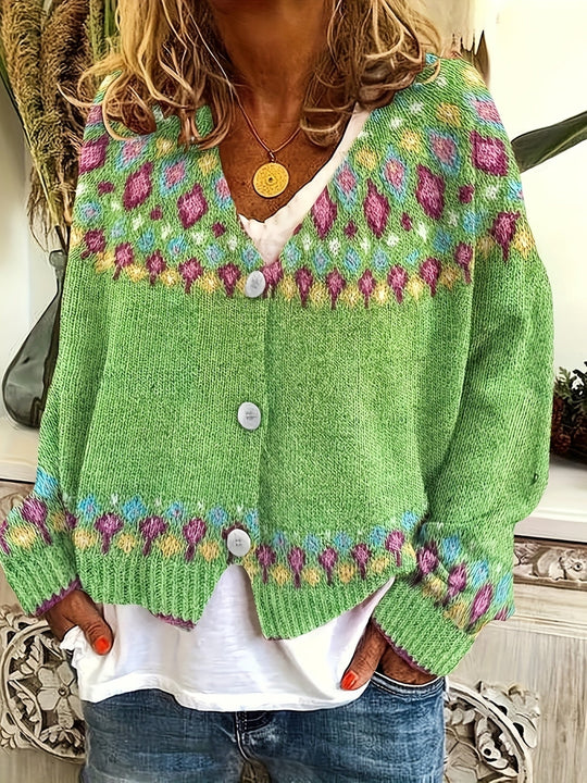 Suzanne - Elegant Boho Knopen Vest