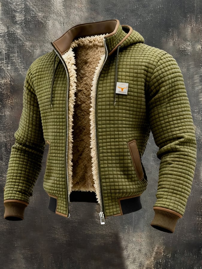Ryan - Stijlvolle Gebreide Teddy Winterjas