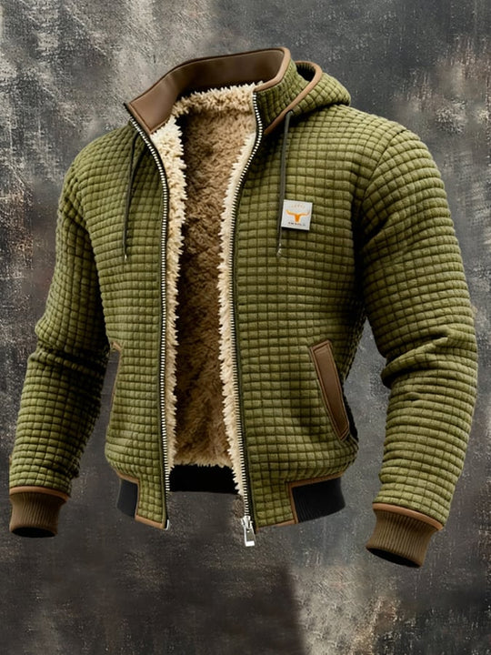 Ryan - Stijlvolle Gebreide Teddy Winterjas