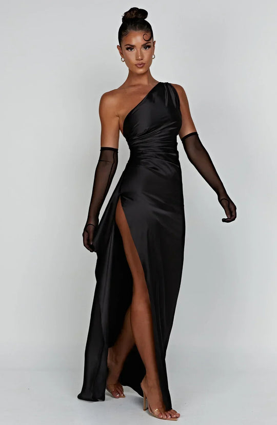 Jaida - Elegante Satijnen Avondjurk