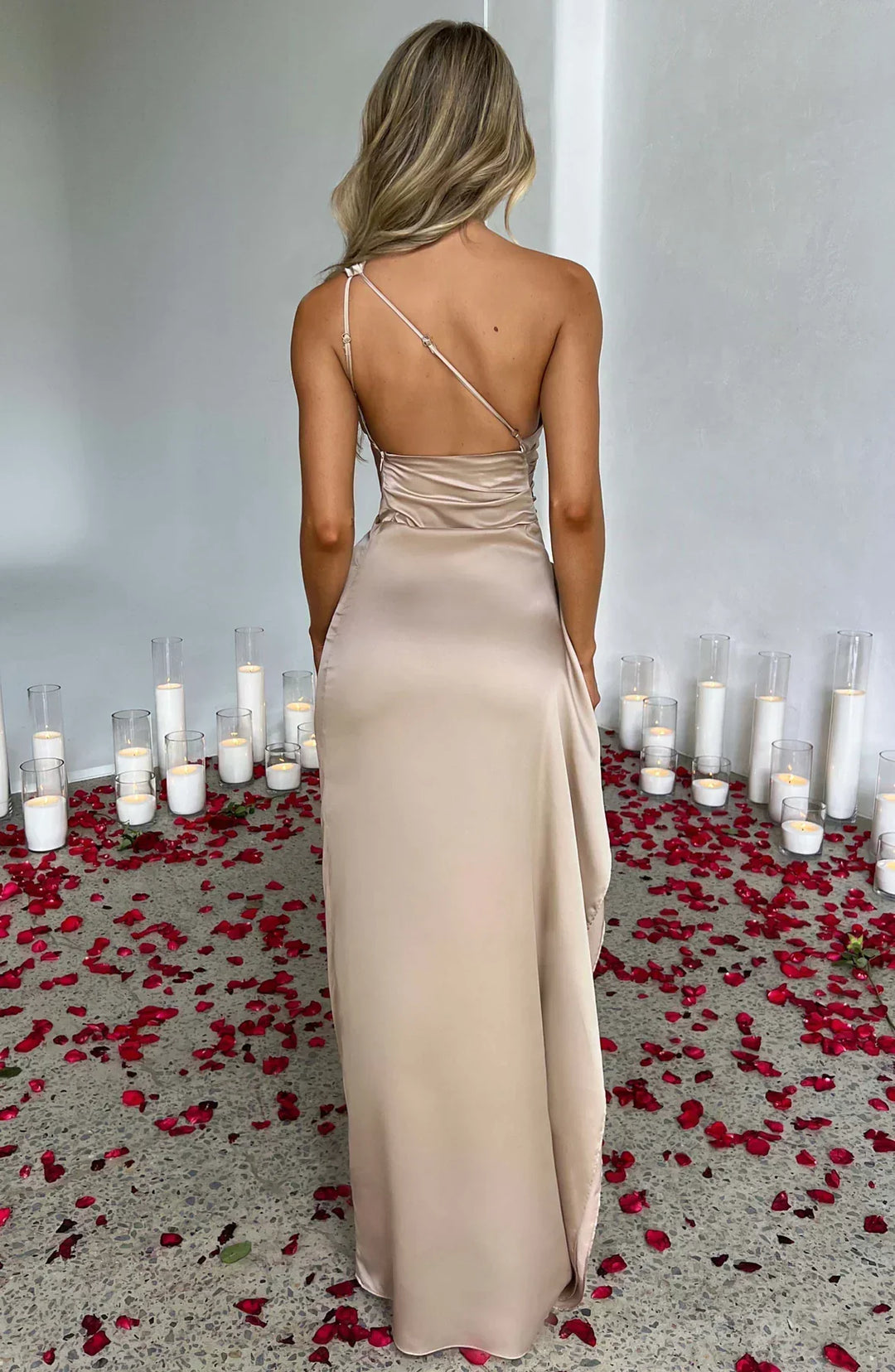 Jaida - Elegante Satijnen Avondjurk