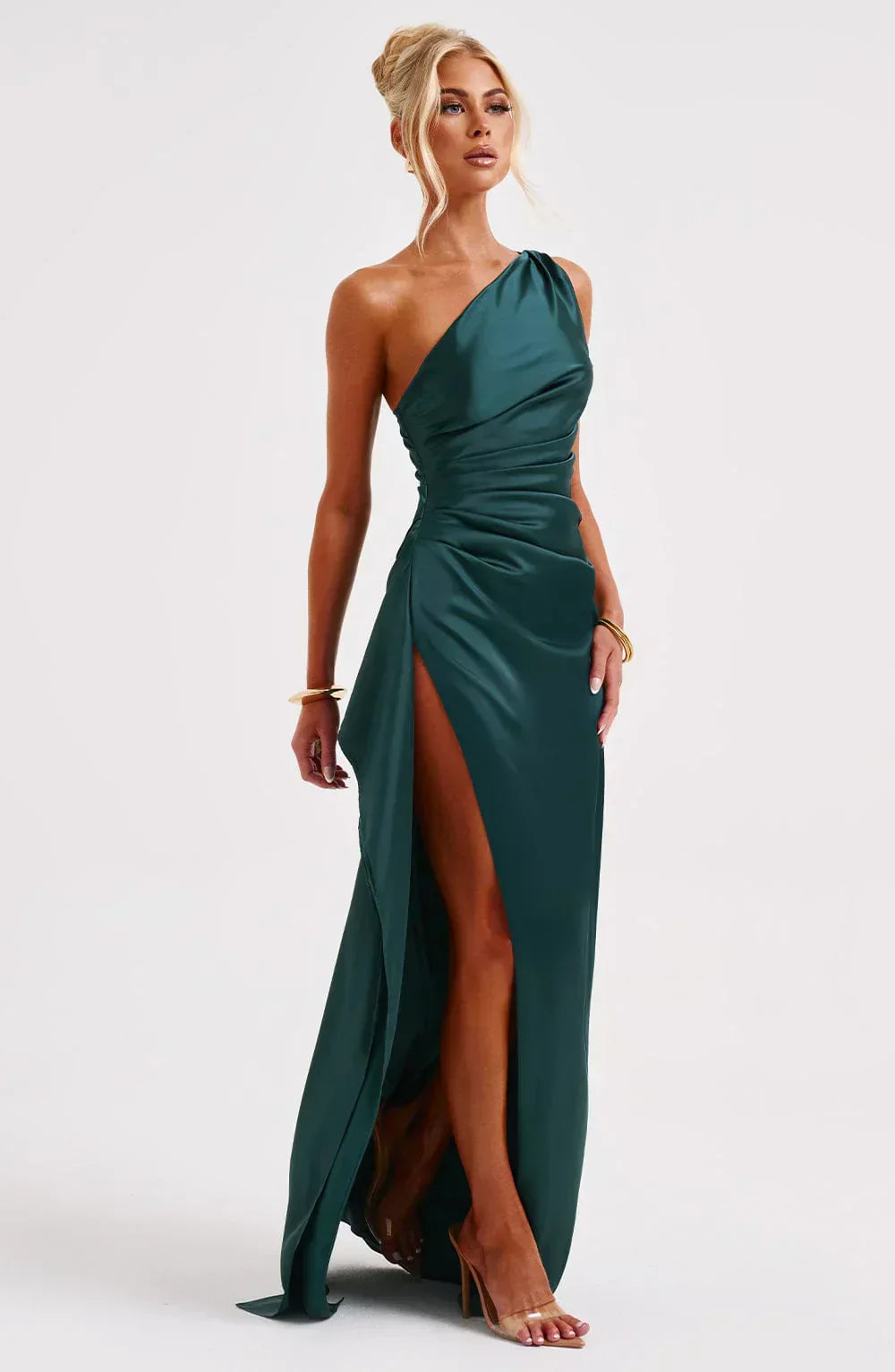Jaida - Elegante Satijnen Avondjurk