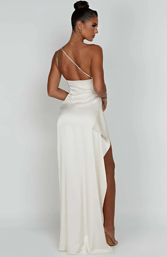 Jaida - Elegante Satijnen Avondjurk