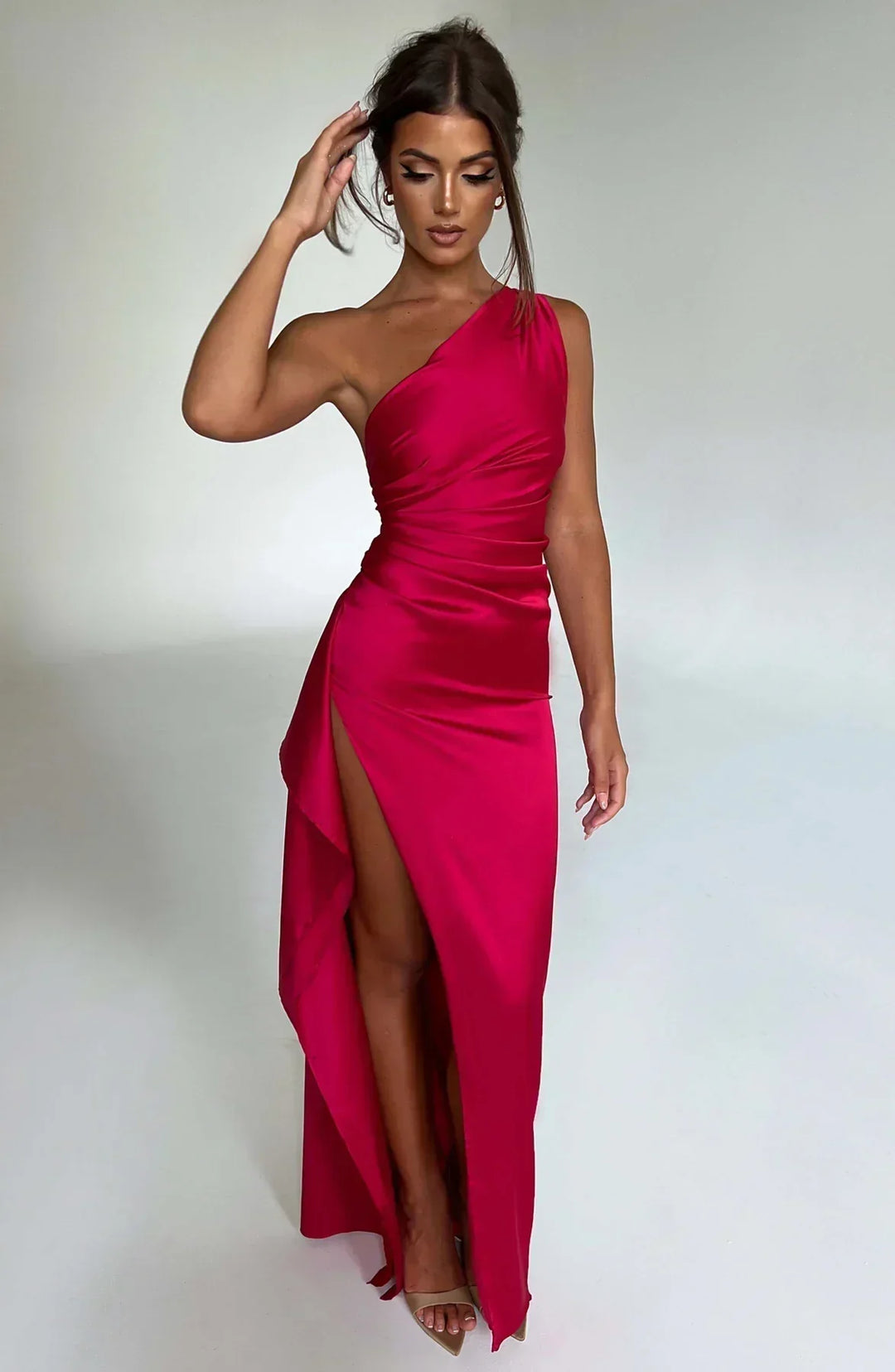 Jaida - Elegante Satijnen Avondjurk