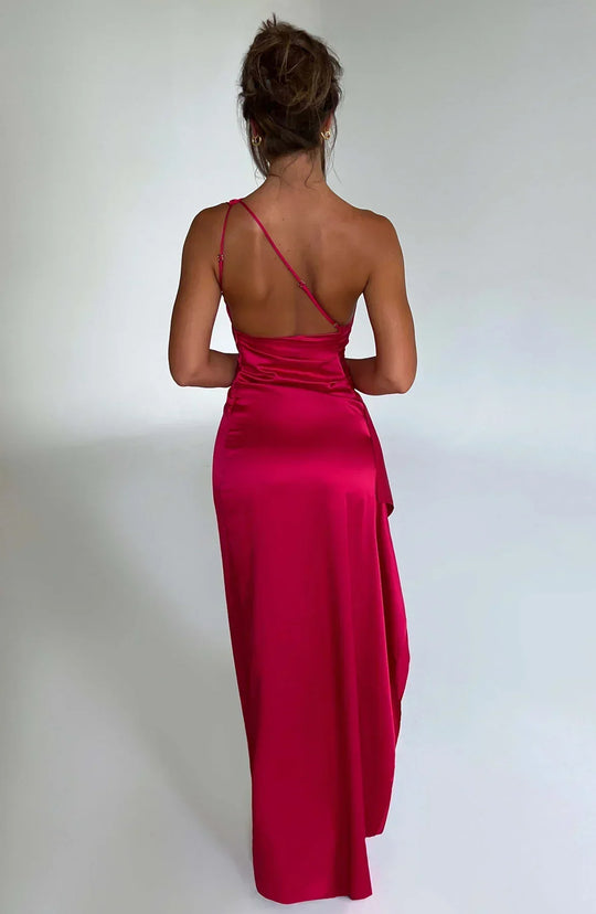 Jaida - Elegante Satijnen Avondjurk