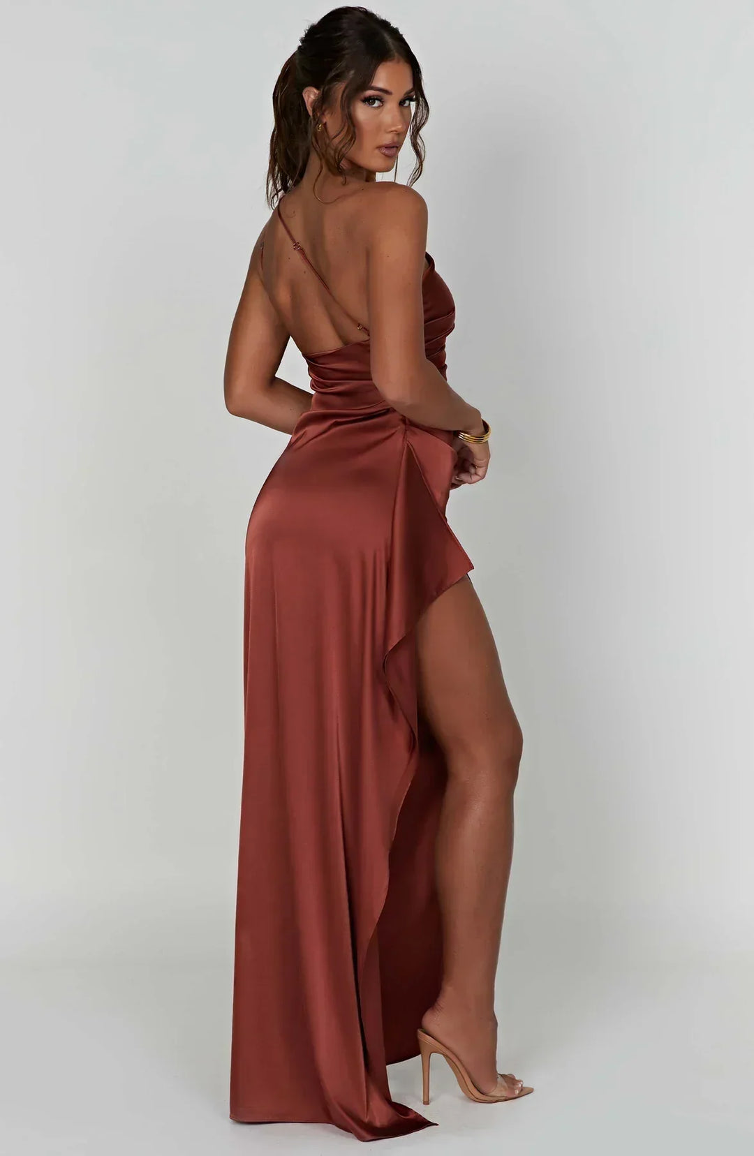 Jaida - Elegante Satijnen Avondjurk