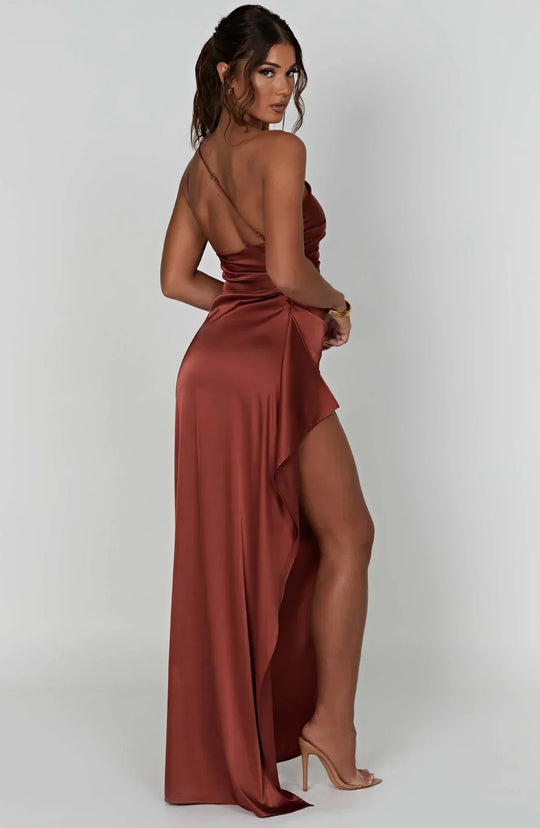 Jaida - Elegante Satijnen Avondjurk