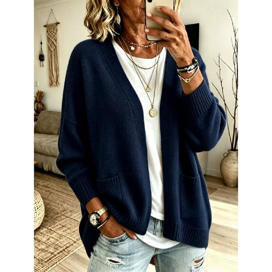 Louise - Elegant Oversized Gebreid Vest
