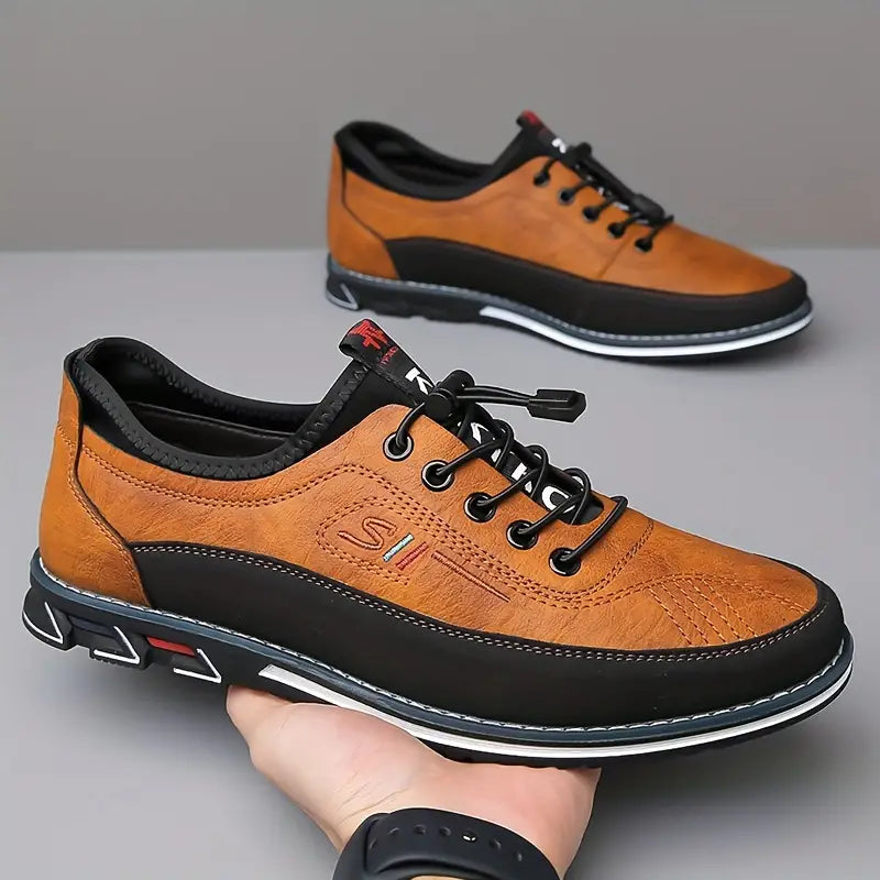 Liam - Sneakers Oxford Ambachtelijk Heren