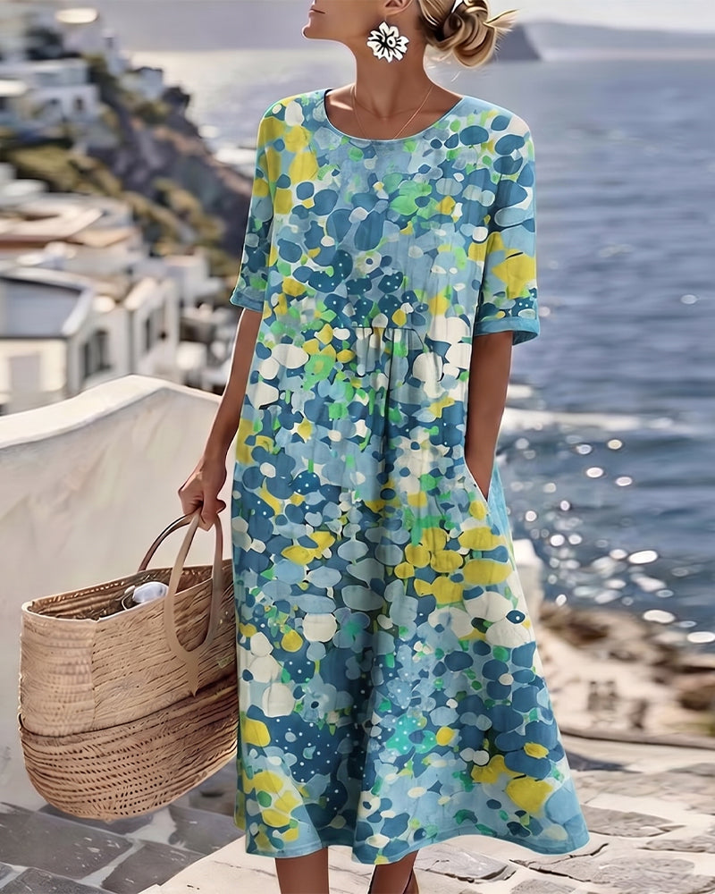 Anouk - Luchtige Linnen Zomerjurk