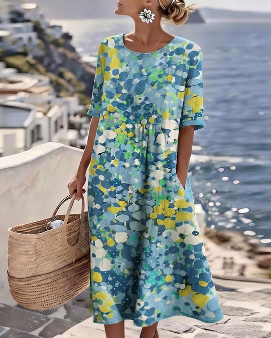 Anouk - Luchtige Linnen Zomerjurk
