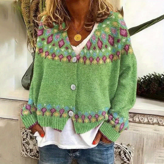 Suzanne - Elegant Boho Knopen Vest
