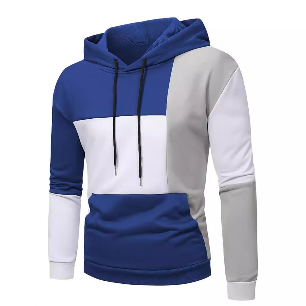 Gabriel – Kleurblok hoodie trui voor heren, moderne stijl