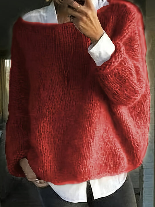 Alison - Elegante Oversized Ronde Hals Trui