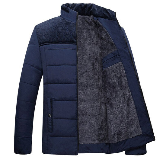 Paolo | Stijlvolle Warme Fleece Gevoerde Winterjas