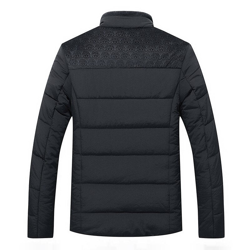 Paolo | Stijlvolle Warme Fleece Gevoerde Winterjas