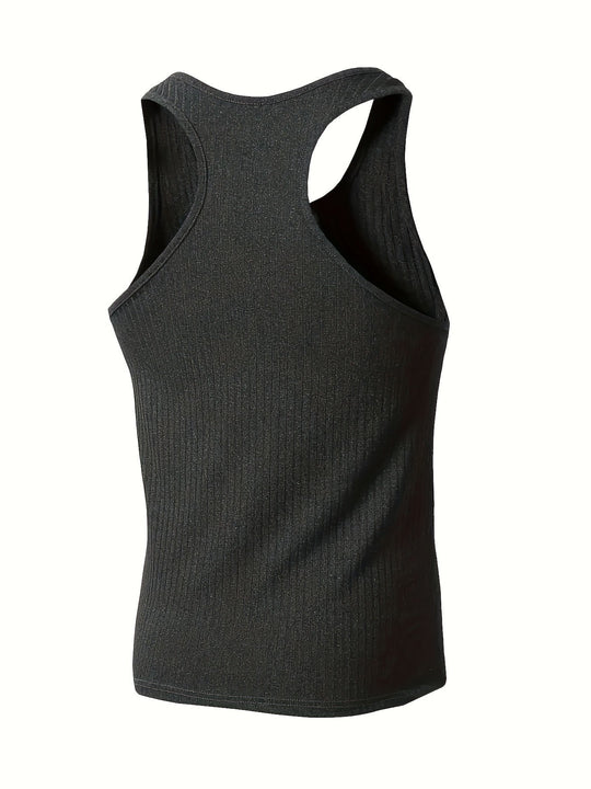Geribbelde Basic Tanktop Heren Slim Fit - Nilan