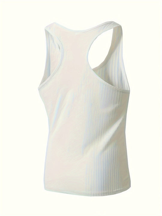 Geribbelde Basic Tanktop Heren Slim Fit - Nilan
