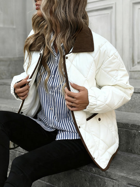 Julie - Stijlvolle Oversized Gewatteerde Jas