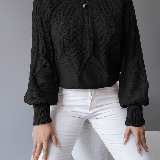 Louise - Elegante Oversized Kabel Trui