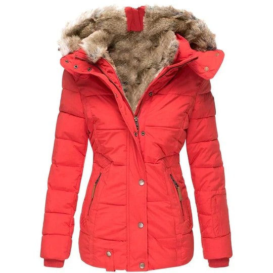 Sophie - Elegante Gevoerde Parka Winterjas