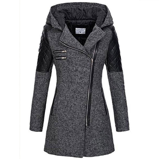 Wendy - Stijlvolle Getailleerde Capuchon Winterjas