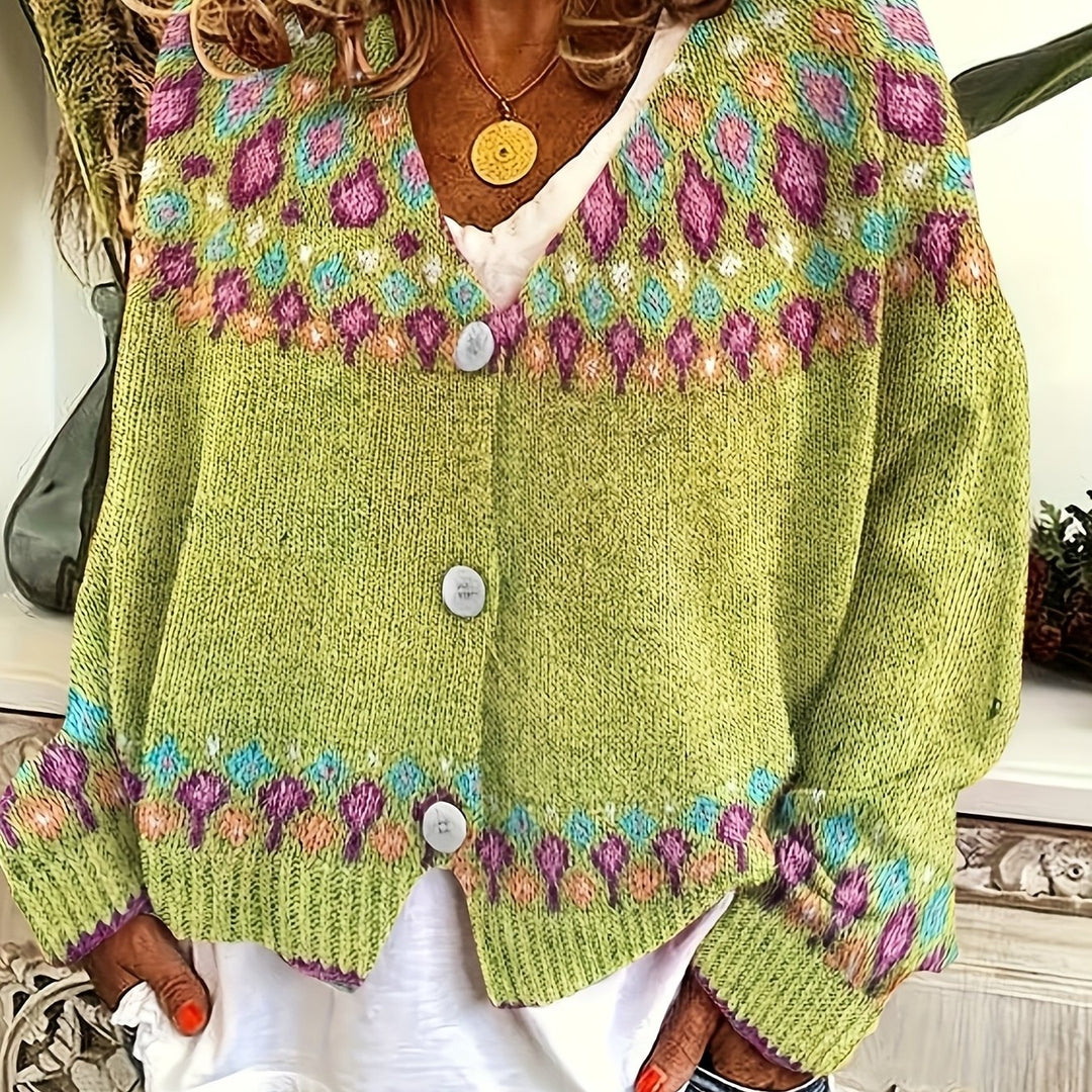 Suzanne - Elegant Boho Knopen Vest