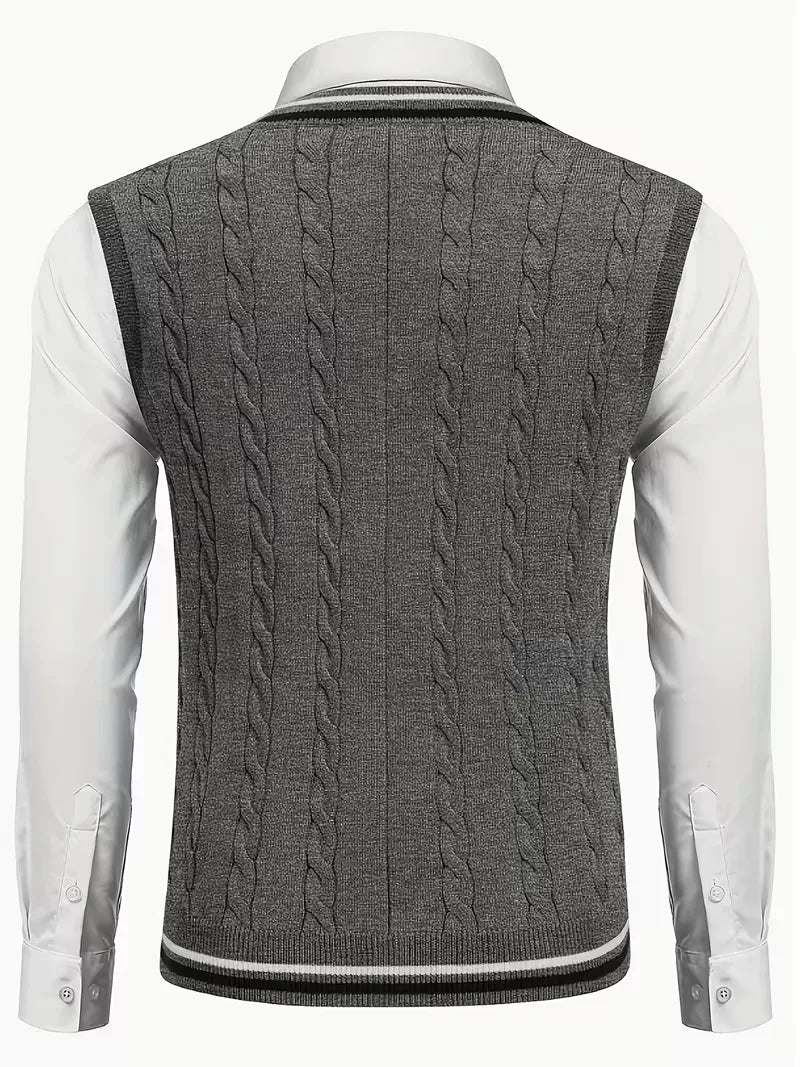 Fabio - Klassiek V-Hals Vest