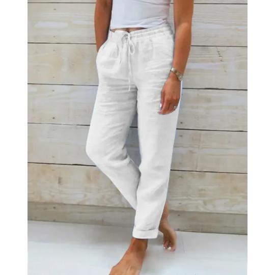 Emma - Linnen broek dames