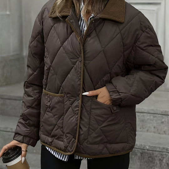 Julie - Stijlvolle Oversized Gewatteerde Jas
