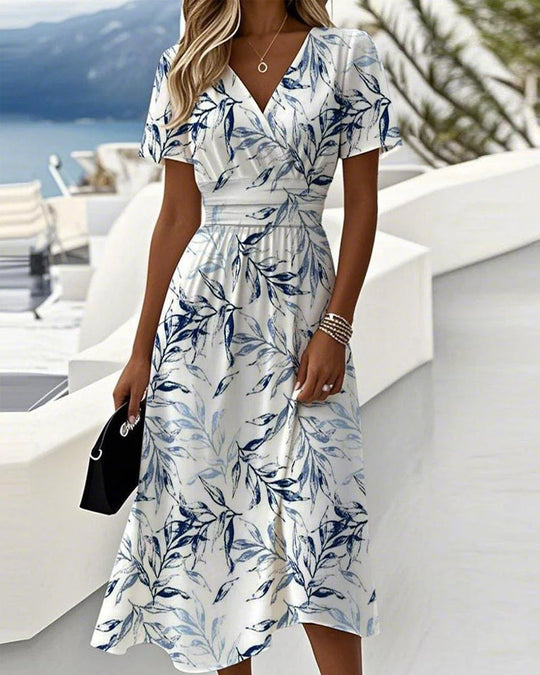Wikkeljurk Dames Met Bloemenprint - Emma